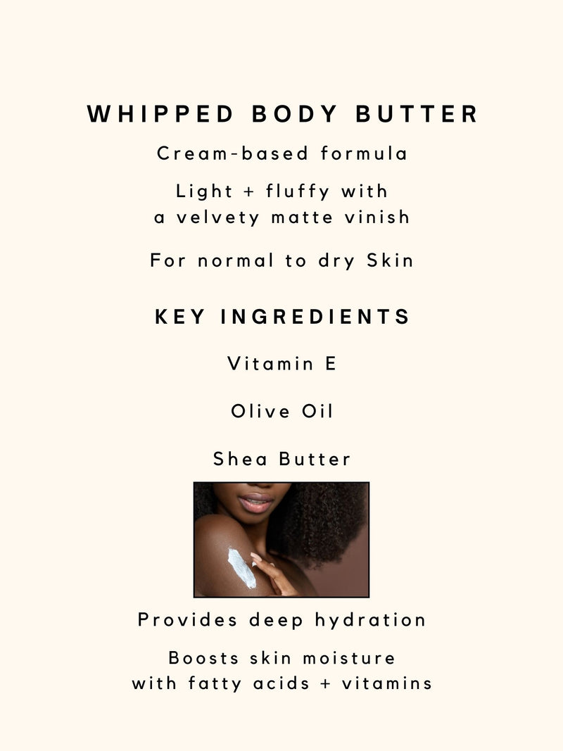 Whipped Body Butter - SWEET CREAM, HONEY & OATS