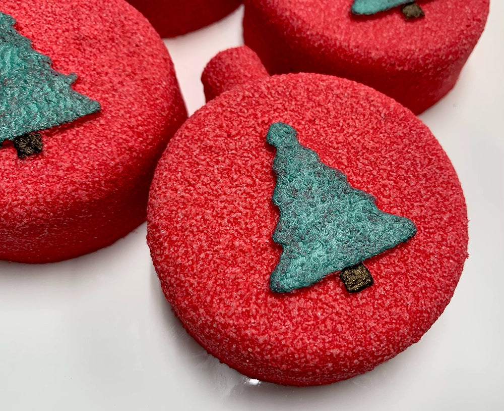 CHRISTMAS TREE ORNAMENT BATH FIZZY