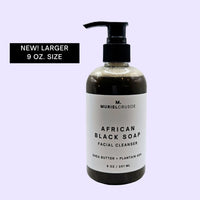 AFRICAN BLACK SOAP 100% Natural Nurtrient-Based Facial Cleanser