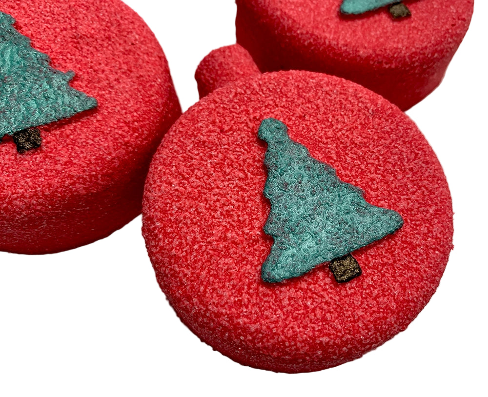 Tree ornament bath bomb. 