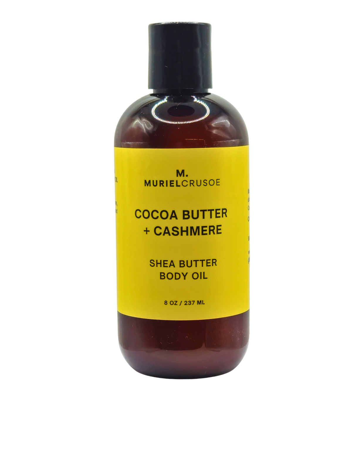 Muriel Crusoe Cocoa Butter + Cashmere Shea Butter Body Oil.