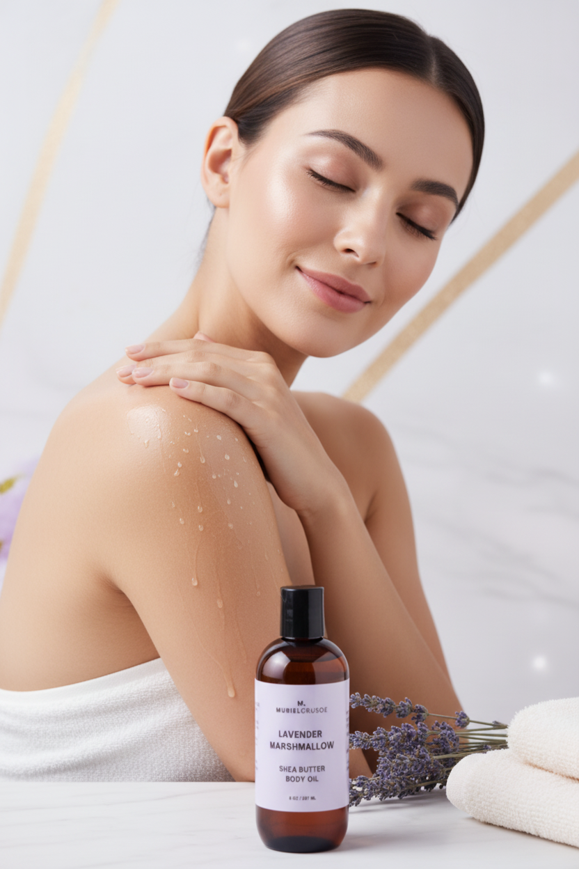 LAVENDER MARSHMALLOW Shea Body Oil
