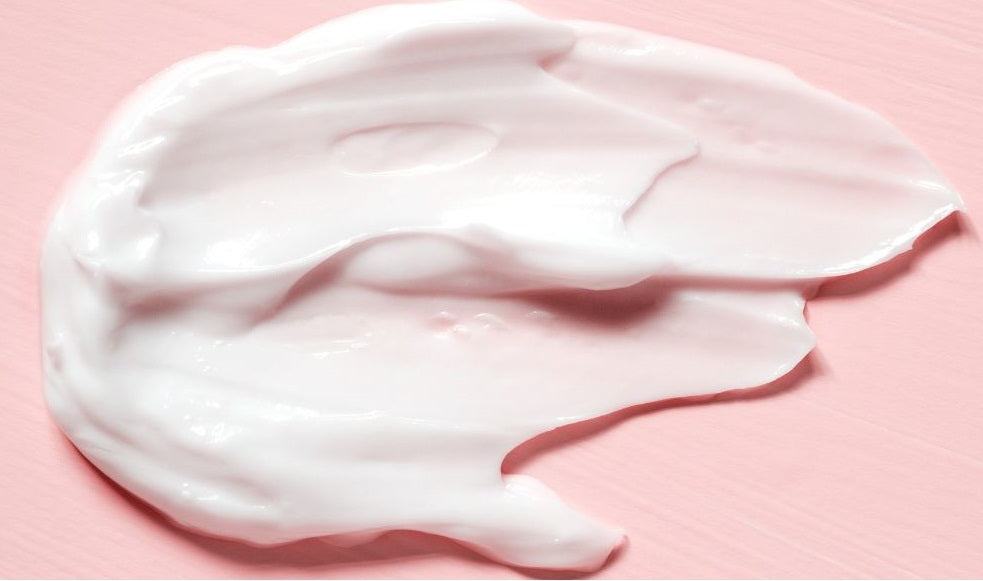 Smear of whipped body butter.