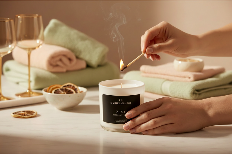 ZEST Bergamot + Yuzu Citrus Candle