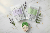 Spa Lady Green Turban Flat Lay