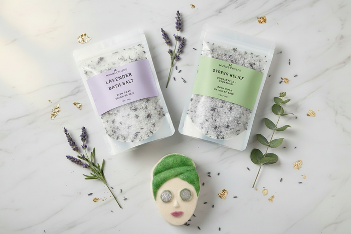 Spa Lady Green Turban Flat Lay