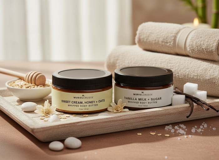 Sweet Cream & Vanilla Milk Body Butter Showcase