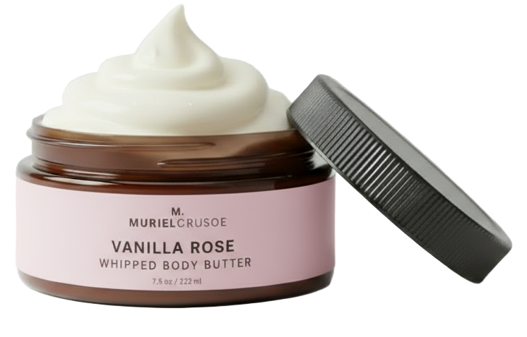 Muriel Crusoe Vanilla Rose Whipped Body Butter 